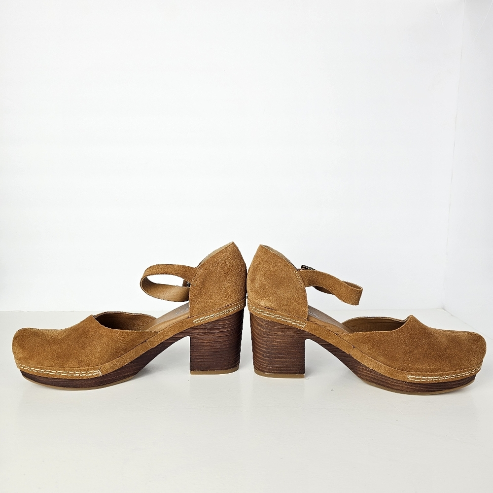 NEW - Comfort Walking Clogs - Kork-Ease - Tan Suede - Women's - 7.5 - Picture 2 of 16